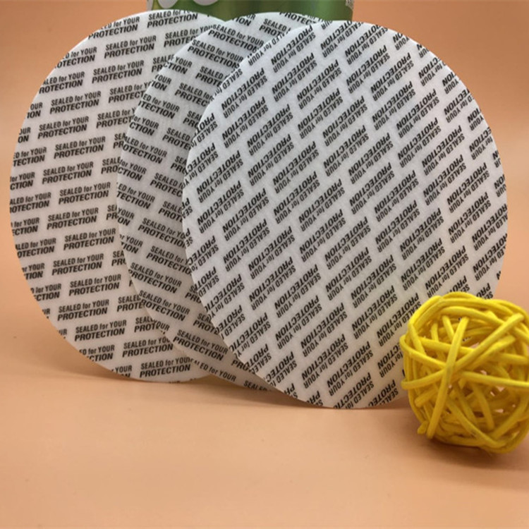 感應壓敏瓶蓋封口襯墊，用于食品封口